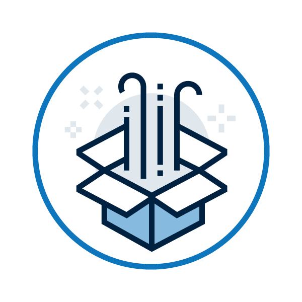 Icon for our easy-to-deploy security awareness training solutions