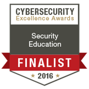 Security Mentor named Finalist in the 2016 Cybersecurity Excellence Awards for Security Education
