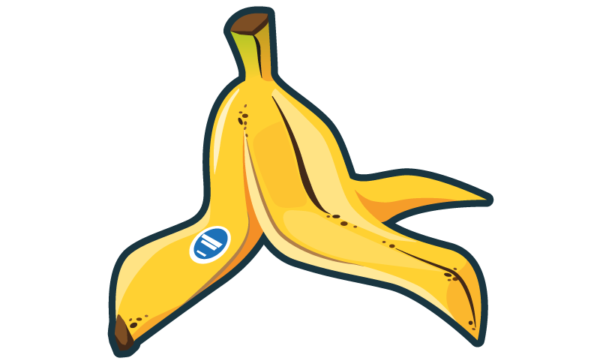 Banana peel graphic