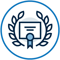 Excellence Icon Icon representing Security Mentor core value of Excellence